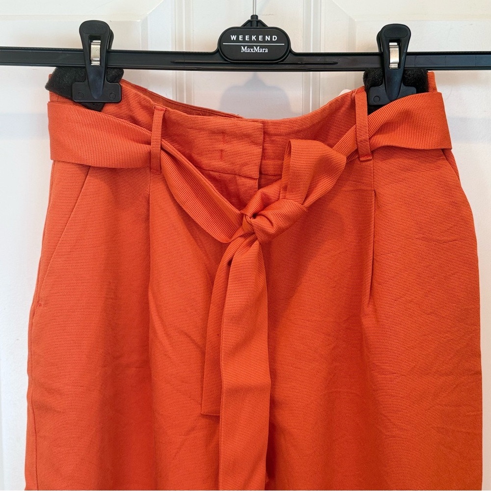 PennyBlack by MaxMara Label-cut Evvica Classic Trousers Orange.Size:US6 Spring - Picture 7 of 13